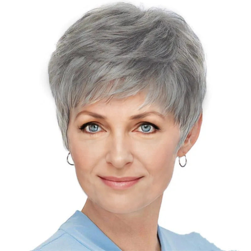 Gray Old Lady Hair Extensions
