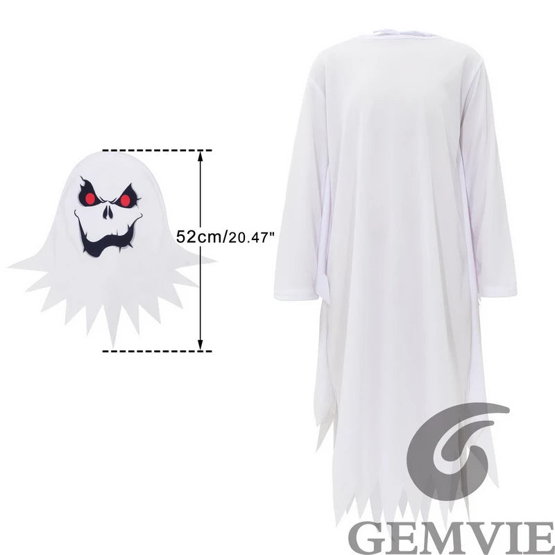 Kids White Ghost Costume