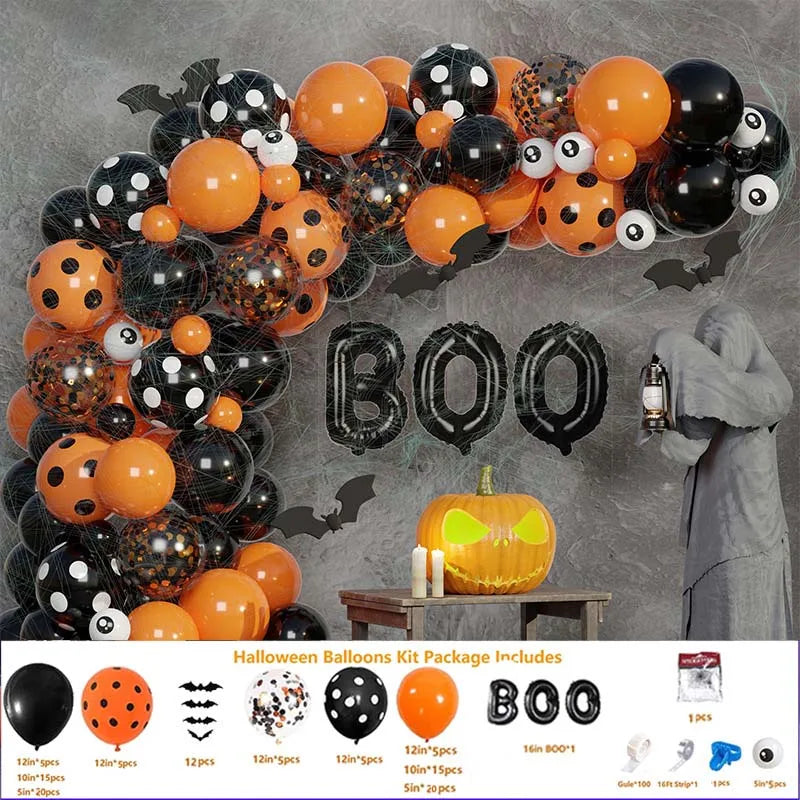 Bat Balloon Garland — Pumpkin Bottles