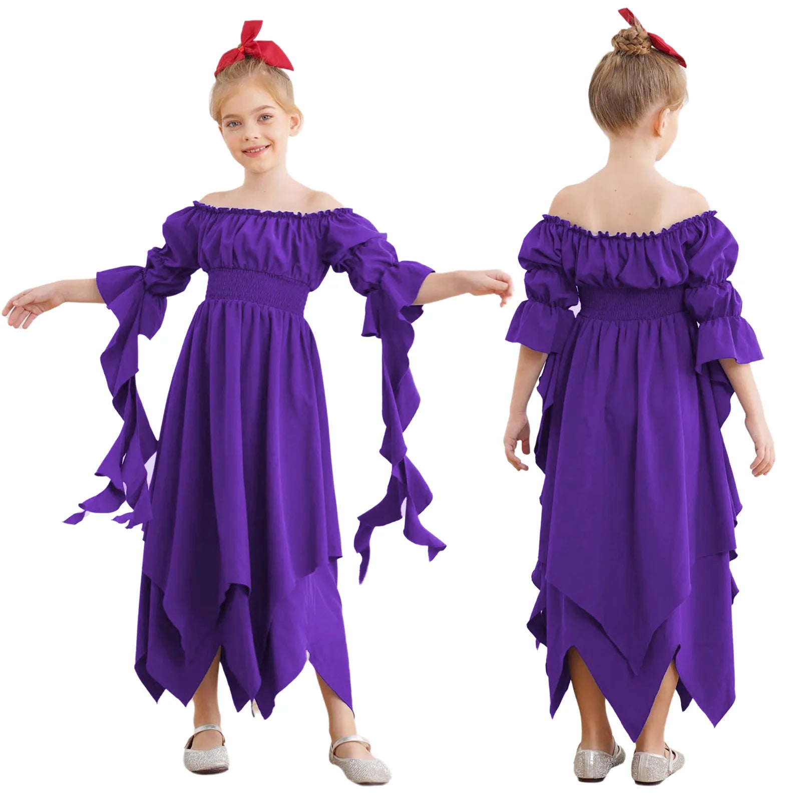 Girls Medieval Witch Costume