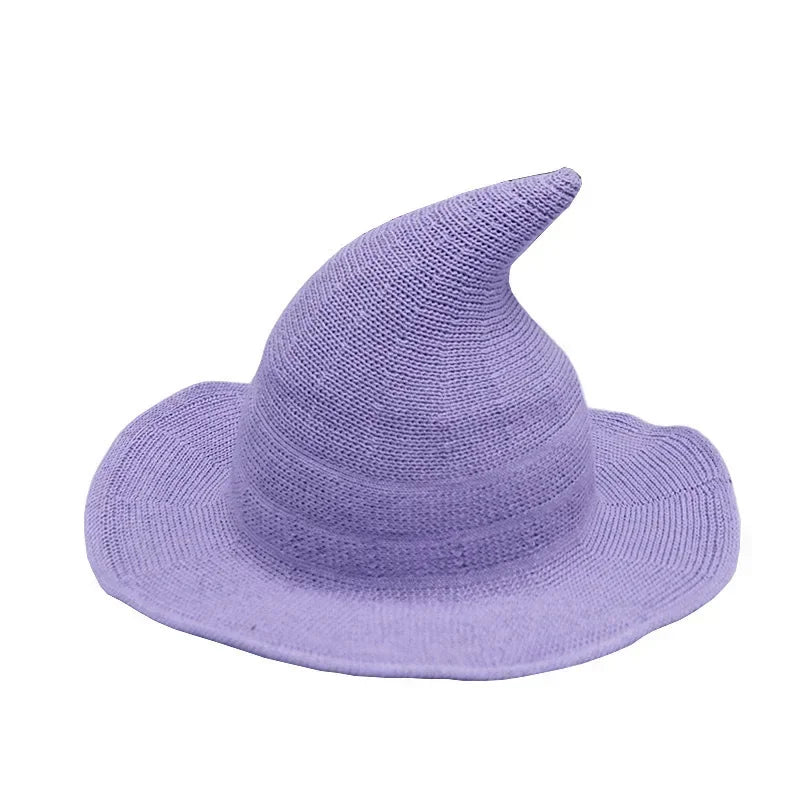Vintage Wool Knit Witch Hat