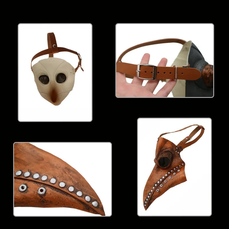Latex Plague Doctor Mask