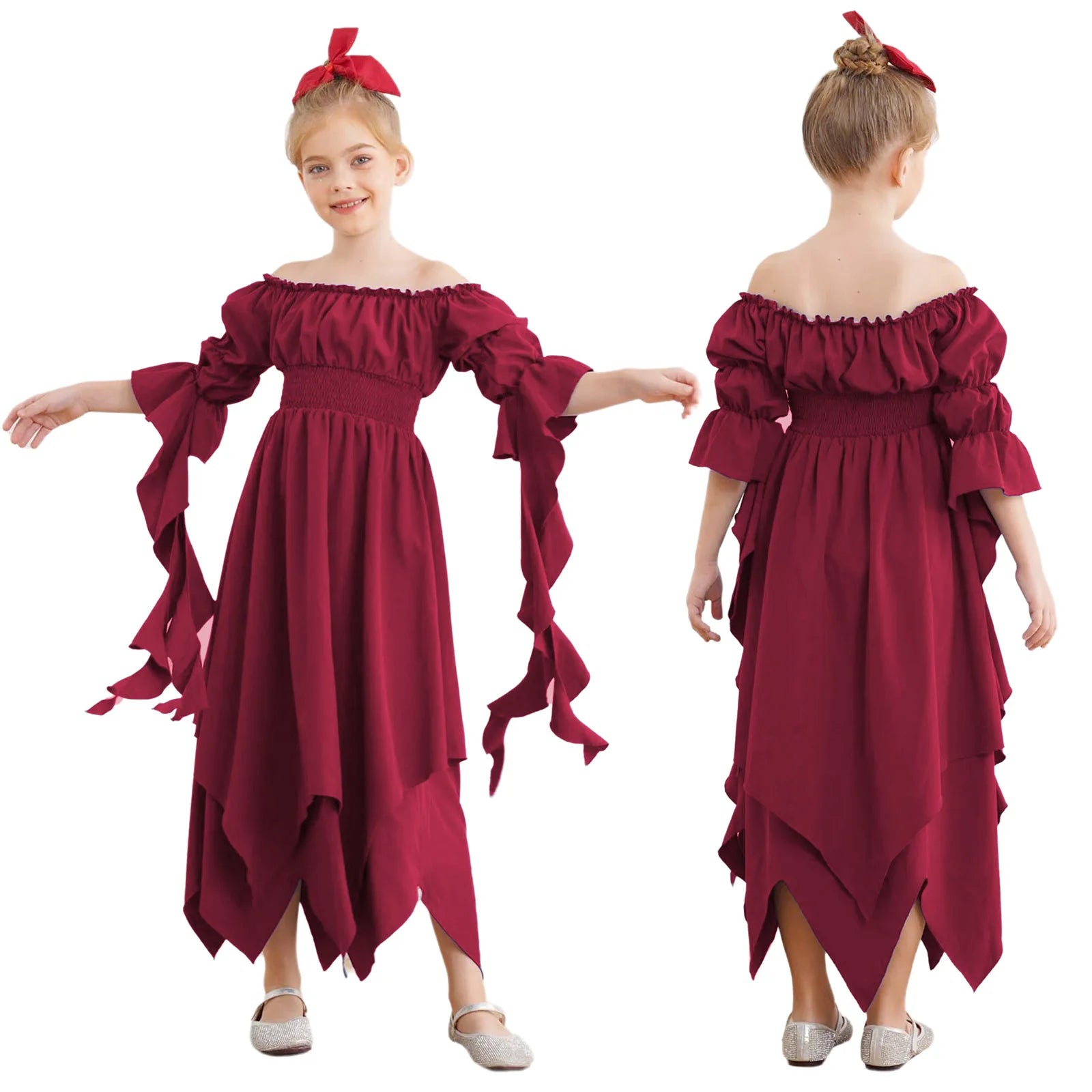 Girls Medieval Witch Costume