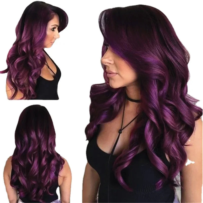 Wavy Purple Cosplay Wig