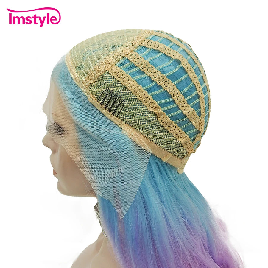 Blue Lace Front Wig