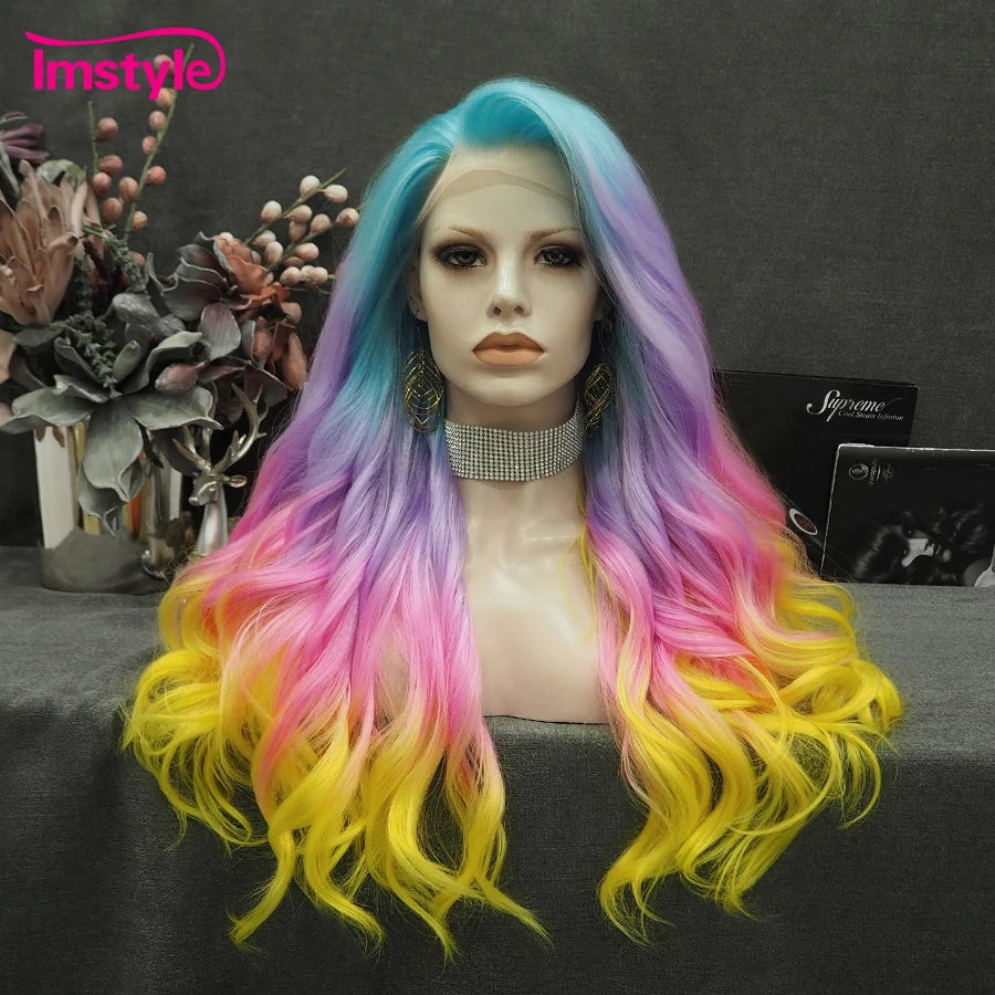 Blue Lace Front Wig