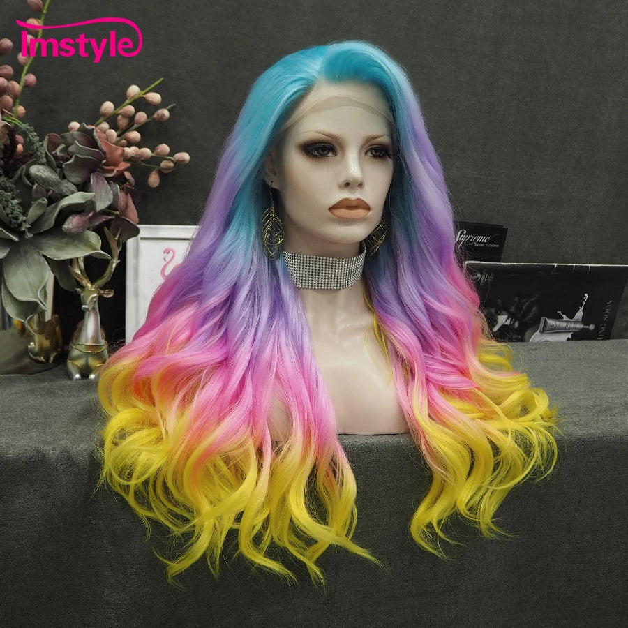 Blue Lace Front Wig